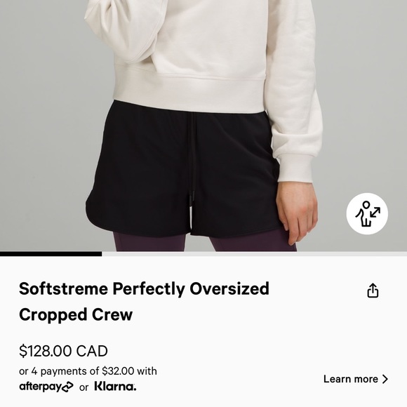 Softstreme Perfectly Oversized
Cropped Crew - Picture 2 of 3